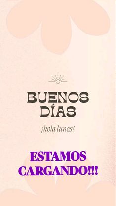 an advertisement for a restaurant called buenos dias