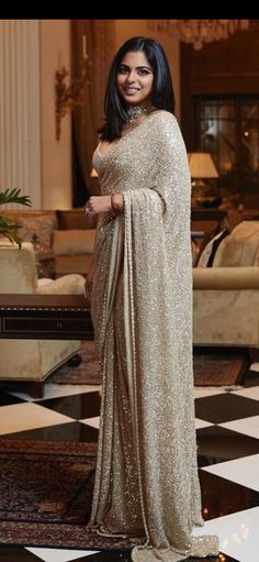 Isha Ambani, Sabyasachi Sarees, Sarees For Girls, Indian Sari Dress, Anamika Khanna, Anita Dongre, Sari Dress