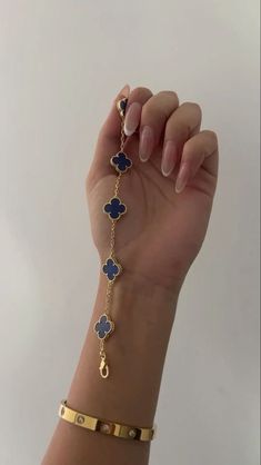 Blue Van Cleef, Charm Bracelet Aesthetic