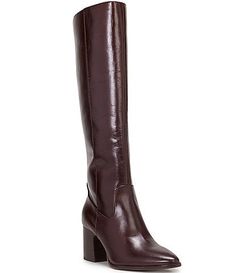 Vince Camuto Sangeti Suede Square Toe Tall Boots | Dillard's Square Toe Tall Boots, Leather Tall Boots, Vince Camuto Boots, Dream List, Tall Leather Boots, Dillard's, Designer Wear, Tall Boots, Fast Fashion