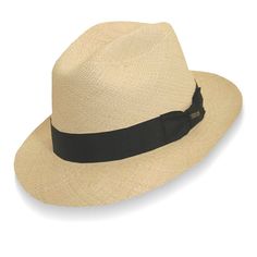 Scala Genuine Panama Hat | DelMonico Hatter Classic Straw Hat For Vacation, Classic Straw Hat With Curved Brim For Vacation, Curved Brim Straw Panama Hat For Kentucky Derby, Classic Natural Sun Hat For Kentucky Derby, Classic Natural Hat For Kentucky Derby, Classic Short Brim Sun Hat For Vacation, Classic Wide Brim Straw Hat In Natural Color, Classic Toquilla Straw Sun Hat With Curved Brim, Classic Sun Hat With Short Brim For Vacation