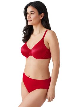 Stretch Padded Bra In Solid Color, Padded Stretch Bra, Padded Stretch Bra In Solid Color, Full Coverage Stretch Bra With Moderate Back, Solid Full Coverage Bra With Moderate Back Coverage, Full Coverage Bra With Moderate Back Coverage, Solid Compressive Underwire Bra, Solid Color Fitted Full Cup Bra, Seamless Underwire Nylon Bra