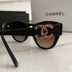 Acetate Dark Brown 100% Uva And Uvb Protection Ce - Lenses Are Uv Category Filter 3 Sold Out Luxury Evening Sunglasses In Acetate, Designer Acetate Sunglasses For Formal Wear, Designer Acetate Sunglasses For Formal Occasions, Chanel #1, Oval Glasses, Sunglasses Logo, Pink Chanel, Chanel Sunglasses, Chanel Accessories