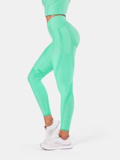 Body Sculpt Double Coverage Leggings Squat Proof Leggings, Body Sculpting, Squat Proof, No Matter How, Matter, Mint, Leggings, Clothes