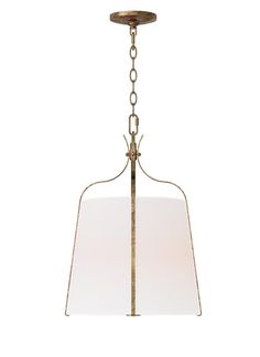 Visual Comfort Studio Alexa Hampton Leander Small Hanging Shade in Antique Gild AP1241ADB Designer Looks, Alexa Hampton, Large Pendant Lighting, Lantern Design, Pendant Fixture, 3 Light Pendant, Globe Lights, Linen Shades, Ceiling Pendant