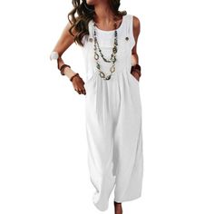 La Mode White Pocket Gaucho Jumpsuit Size Xl Elevate Your Style With The La Mode White Pocket Gaucho Jumpsuit In Size Xl. This Jumpsuit Combines Comfort With Fashion, Featuring A Wide-Leg Silhouette And Convenient Pockets For A Trendy And Practical Look. Key Features: * Size: Xl * Wide-Leg Silhouette * Convenient Pockets * Stylish And Comfortable Summer Plain Jumpsuits And Rompers, White Casual Jumpsuits And Rompers For Beach, Casual White Jumpsuits And Rompers For The Beach, White Casual Beach Jumpsuits And Rompers, White Jumpsuits And Rompers With Pockets For Loungewear, Casual White Jumpsuits And Rompers For Loungewear, White Relaxed Fit Jumpsuit For Vacation, White Jumpsuits And Rompers With Pockets For Vacation, White Vacation Jumpsuits And Rompers With Pockets