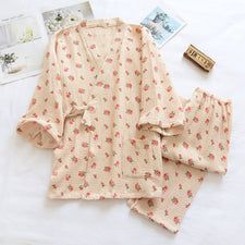 The Baby Strawberry Set Original Pajamas Comfortable Pink Home Set, Winter Sleepwear Sets In Relaxed Fit, Comfortable Long Sleeve Pink Set, Comfortable Long Sleeve Sleepover Sets, Comfortable Lounging Sets For Winter, Comfortable Home Sets For Spring, Winter Beige Cotton Set, Beige Long Sleeve Sleep Set, Beige Long Sleeve Sleepwear Set