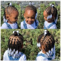 4c Toddler Hairstyles, Kid Braids, Black Baby Girl Hairstyles, Childrens Hairstyles, Kids Style Hair, Kid Braid Styles