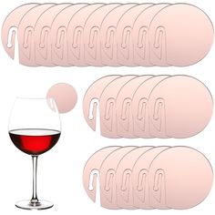 PRICES MAY VARY. [CIRCLE DRINK TAGS]: Flat round acrylic drink tags are easy to use, peel off the protective film, the round tags are like mirrors, clear and smooth. You can write your name or draw something on the circle drink tags to make identification, and then clip the drink tags on wine glass. [1 BOX 20PCS WINE GLASS TAGS]: You will receive 20pcs wine glass tags, quantity of acrylic cricle drink tags can meet your family party needs. The surface of the drink tags are covered with a protect Drink Tags Printable, Wine Glass Name Tags, Christmas Family Party, Drink Names, Moms 60th, Wine Glass Tags, Glass Markers, Wine Glass Markers, Drink Marker