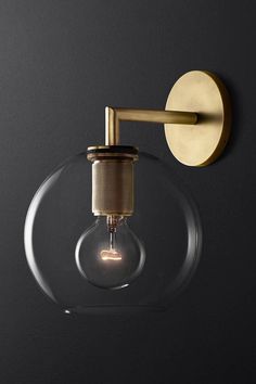 Utilitaire Sconce Series - SamuLighting Lamp Toilet, Lamps Decor, Gangsta's Paradise, Copper Wall, Glass Lamp Shade, Lamp Socket, Metal Lamp, Luminaire Design, Led Wall Lamp