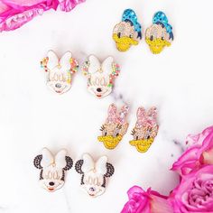 Magical Duck Earrings | Blue Playful Jewelry With Matching Earrings For Party, Multicolor Novelty Earrings, Quirky Dangle Earrings For Party, Fun Drop Earrings For Pierced Ears, Playful Jewelry Set With Drop Earrings, Playful Jewelry Set With Matching Drop Earrings, Playful Gold Earrings, Whimsical Single Drop Earring, Playful Gold Earrings For Party