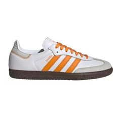 Color: White/Orange Shoe Size: 8.5 Shoe Width: Medium/B Brand : Adidas Country Of Origin : Imported Samba Og Shoes, Adidas Continental 80, Adidas Country, Adidas Supernova, White Leather Shoes, Adidas Pure Boost, Leopard Sneakers, Adidas Shoes Women, Orange Shoes