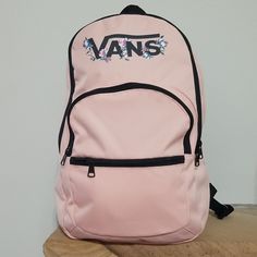 Vans Ranged Backpack Pink Women Laptop Logo Zip Bag. Brand New With Tag. 100% Authentic! A Leisure Backpack Made Of High-Quality And Durable Materials. A Zippered Pocket On The Front And A Separate Pocket For A Laptop Inside The Backpack. Material: Polyester. 22 Liters Capacity Casual Pink Backpack For Back To School, Casual Pink Backpack, Casual Pink Softback Backpack, Pink Bag With Adjustable Strap For Back To School, Trendy Pink Softback Backpack, Casual Pink Bag For Back To School, Pink Backpack For Daily Use Back To School, Pink Backpack For Daily Use And Back To School, Pink Softback Backpack For Daily Use