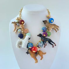 Lenora Dame Must Love Dogs Charm Necklace - Etsy Girlie Gifts, Must Love Dogs, Car Jewelry, Found Object Jewelry, Ocean Inspired Jewelry, Diy Jewelry Display, Dog Charms, Rustic Jewelry, Charm Necklaces