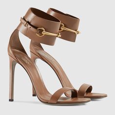 Luxury Gucci High Heel Sandals, Luxury Brown Gucci Heels, Gucci Formal Heels With Gold-tone Hardware, Tennis Shoe Heels, Designer Shoes Gucci, Bb Shoes, Gucci Evening Heels With Gold-tone Hardware, Gucci Luxury Sandals With Gold-tone Hardware, Maple Brown