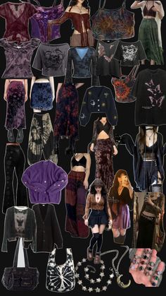 Whimsigoth Style, Clothes, Black