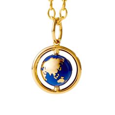 Cosmic Rotating Earth Pendant Rotating Globe, Color Palate, Globe Pendant, Fused Glass, Globe, 18k Gold, 404 Not Found, Yellow Gold, Not Found