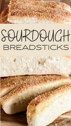 this is an image of sourdough bread sticks