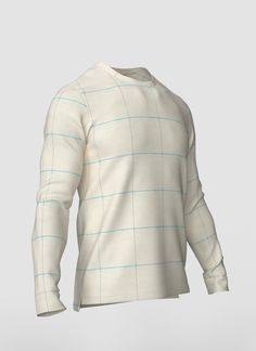 CLO 3D Long Sleeve Set-in T-shirt modelled with Toile Fabric You will receive: 1 - 3D garment Long Sleeve Set-in T-shirt .zprj file - compatible with CLO 3D and Marvelous Designer The file will be sent by email within 1 business day after the purchase Printed Crew Neck Shirt, White Long Sleeve Printed T-shirt, Clo 3d, Toile Fabric, Marvelous Designer, E Mail, 3 D, Bathing Beauties, Electronic Accessories