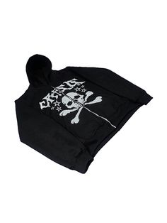 Skull Star Print Full Zip Fleece Oversized Hoodie Skull Print Hoodie For Streetwear, Casual Skull Print Hoodie Outerwear, Oversized Hooded Skull Print Sweatshirt, Oversized Hooded Sweatshirt With Skull Print, Oversized Skull Print Hoodie Sweatshirt, Hip Hop Hoodie With Skull Print, Edgy Skull Print Sweatshirt For Winter, Punk Fabric, Y2k Fall Outfits