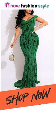 Green Formal Abstract Print Sleeveless Off Shoulder Slim Fit Mermaid Hem Evening Wedding Guest Dresses Evening Wedding Guest, Evening Wedding Guest Dresses, Wedding Guest Dresses, Evening Wedding, Club Dresses, Wholesale Fashion, Guest Dresses, Abstract Print, Wedding Guest Dress