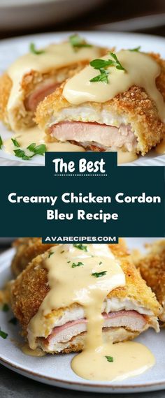 the best creamy chicken cordon bleu recipe