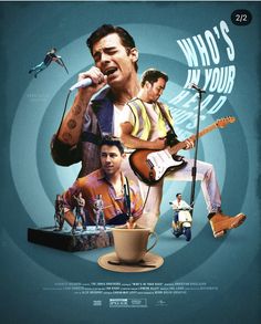 a movie poster with the words who's your number? on it and an image of a man singing into a microphone