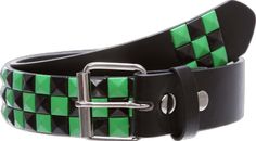 Checker Board, Green Star, Luggage Brands, Branded Belts, Studded Belt, Belt Black, Star Studs, Leather Care, Amazon Women