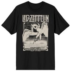 Update your casual wardrobe with this cool Men's Led Zeppelin Icarus Falling Graphic Tee. Update your casual wardrobe with this cool Men's Led Zeppelin Icarus Falling Graphic Tee. FEATURES Crewneck Short sleeveFABRIC & CARE Cotton Machine wash Imported Color: Black. Gender: male. Age Group: adult. Icarus Symbol, Led Zeppelin Icarus, Icarus Falling, Led Zeppelin Tshirt, Led Zeppelin Tee, Icarus Fell, Led Zeppelin T Shirt, T Shirt Image, White Letters