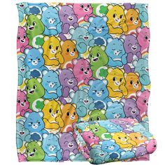 PRICES MAY VARY. CARE BEARS VERY MANY BEARS PATTERN ULTRA SILKY TOUCH BLANKET - 300 GSM fabric provides warmth and comfort yet is lightweight and breathable, that will make a great decorative addition to any room. SHRINK and FADE RESISTANT - our products are hand-printed in the USA using a dye sublimation process. This design has amazing color vibrancy & Made of 100% polyester that is super soft and long lasting. SIZE: 60" x 80" Microfiber fleece fabric with double overlock stitch to create ultr Blanket Throws, Bear Blanket, Pattern Brands, Soft Throw Blanket, Care Bears, Bear Pattern, Fleece Throw Blanket, Fleece Throw, Soft Blankets