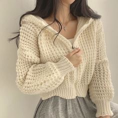 Shipping: Worldwide Express Shipping AvailableDelivery time: 7-15Days Fast ShippingReturns: Fast refund, 100% Money Back Guarantee. Loose Knitwear, Knitted Shirt, Lazy Style, Zipper Sweater, Zippered Cardigan, Knitting Women Cardigan, Cropped Pullover, Áo Len Cardigan, Women Overcoat