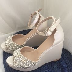 6 cm , 8 cm , 10 cm , 11 cm 12 cm , 13 cm and 14cm heel length options White and ivory color options Wedding Closed Toe Synthetic Wedge Sandals, Elegant Beige High Heel Wedge Sandals, Beige High Heel Wedge Sandals Elegant Style, Elegant Beige Low Heel Wedge Sandals, Elegant Beige Ankle Strap Wedge Sandals, Elegant White Wedge Sandals For Wedding, Elegant Open Toe Wedge Sandals For Wedding, White Wedge Heel Sandals For Wedding, White Wedge Sandals For Wedding