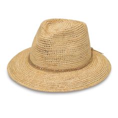 Malibu Women's Sun Hat You think about the details for every trip you take — what to do, what to see, and where to get the perfect shot. We take a similar approach with our women's sun hats, and the Malibu's lightweight yet durable raffia construction illustrates our methods. When you need an elegant hat, why not grab the Malibu? This hat has a classy fedora style, complete with a structured crown and medium-width brim to shade your face and neck against UV rays when you explore outdoors. Raffia Womens Fedora, Best Travel Accessories, Raffia Hat, Women Hats, Fedora Hat Women, Older Women Fashion, Sun Protection Hat, Fashion Stores, Sun Hats For Women