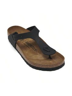 The classic Birkenstock silhouette is back and better than ever on the Birkenstock women's Gizeh Birko-Flor casual Sandals. Featuring a thong style strap and a synthetic, skin-friendly yet durable Birko-Flor material, these sandals offer comfort that lasts. 
Birko-Flor upper 
Suede footbed lining 
Cork-latex footbed is anatomically shaped 
EVA foam sole 
Thong style sandals with toe post 
Style number - 745531 
European Sizing 
Synthetic Upper, EVA Sole 
Wipe Clean 
Imported 
Women's Gizeh Birko Birkenstock Women, Eva Sole, Womens Sandals Flat, Eva Foam, Finish Line, Casual Sandals, Flat Sandals, Birkenstock, Cleaning Wipes