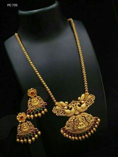 Jhumkas Earrings, 1 Gram Gold Jewellery, Gold Jewelry Simple Necklace, Gold Necklace Indian Bridal Jewelry, Antique Jewelry Indian, Gold Pendant Jewelry, Wedding Jewellery Collection, Antique Gold Jewelry, Gold Jewelry Simple