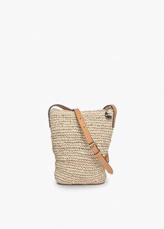 This knitted raffia mini bag is perfect for your cell phone and essentials. A leather crossbody strap equals a hands-free style you can take everywhere. Small woven raffia bag with zip top closure. Adjustable crossbody leather strap. Measures 7" W by 7.5" H by 2"D with a 22.75" strap handle drop. Eco-friendly Straw Crossbody Bag, Eco-friendly Jute Crossbody Straw Bag, Eco-friendly Straw Shoulder Bag With Top Handle, Eco-friendly Woven Straw Bag With Top Handle, Eco-friendly Rattan Straw Bag With Adjustable Strap, Envelope Clutch Bag, Straw Clutch, Woven Raffia, Raffia Bag