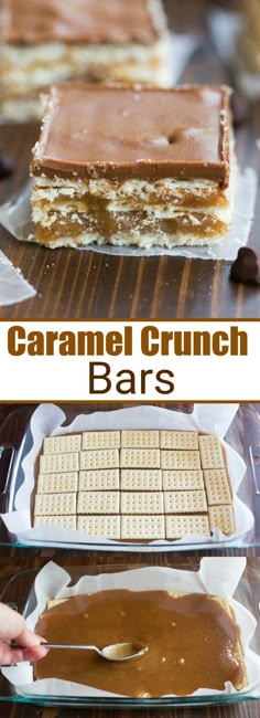 caramel crunch bars are the perfect dessert to serve for any party or special occasion