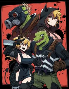 Caiman Dorohedoro, Character Art Modern, Dragon Anime, Anime Heroes, Books Manga, 8k Wallpaper, John Doe