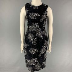 Prabal Gurung Dress Comes In A Black & Navy Jacquard Floral Silk / Polyester Featuring A Shift Style, Sleeveless, And A Back Zip Up Closure. Made In Usa. New With Tags. Marked: 10 Measurements: Shoulder: 14 Inches Bust: 34 Inches Waist: 30 Inches Hip: 41 Inches Length: 41 Inches Sui Generis Reference: 118594 Category: Dress More Details Brand: Prabal Gurung Gender: Female Size: 10 Color: Black Color 2: Navy Fabric: Silk / Polyester Pattern: Floral Style: Sleeveless Age Group: Adult Sui Generis Designer Consignment Is An Award Winning Fashion Resale Store For Women & Men. Located In San Francisco. The New York Times, Gq, Refinery29, Goop, Forbes And Mo Elegant Floral Print Sleeveless Party Dress, Elegant Sleeveless Floral Print Party Dress, Elegant Black Sleeveless Dress With Floral Print, Elegant Sleeveless Dress With Floral Print For Cocktail, Fitted Knee-length Sleeveless Dress For Gala, Fitted Sleeveless Knee-length Dress For Gala, Elegant Silk Sleeveless Dress With Floral Print, Formal Sleeveless Floral Print Dresses, Evening Sleeveless Floral Print Dress