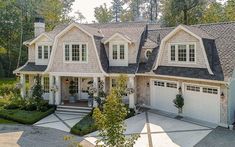 this is an aerial view of a house