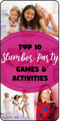 the top 10 summer party games and activities for kids to play with in their bed