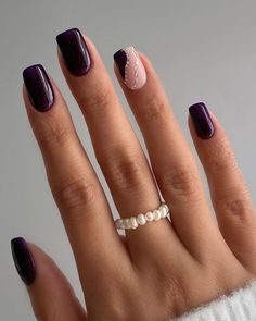 New Nail Designs Winter 2023 Nails, Nail Art Designs Winter, Nail Inspo Nail Art, Nail Art Designs 2023, Winter Nail Polish, Unghie Sfumate, Simple Gel Nails, Work Nails