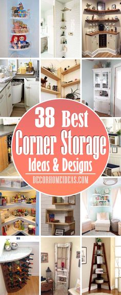 the best corner storage ideas and designs