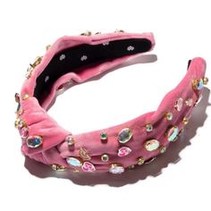 Lele Sadoughi X Barbie Nwt Headband Limited Edition Pink Heart Crystal & Rainbow Price Firm Comes In Original Barbie Pouch Terry Cloth Headband, Denim Headband, Leopard Print Headband, Rainbow Headband, Woven Headband, Crystal Rainbow, Pink Charm, Star Headband, Embellished Headbands