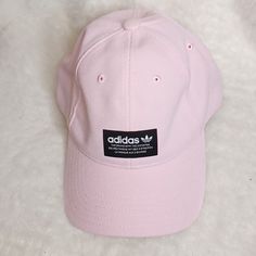 Nwot Addidas Quatrifoil Ball Cap. Adidas Bucket Hat, Adidas Baseball Cap, Brown Leather Sneakers, Adidas Cap, Adidas Hat, Grey Sweats, Adidas Classic, Zara Boys, Adidas Pink