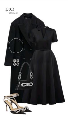 Office Style Outfits, Theatre Outfit Ideas, Korean Modest Fashion, Outfits Ideas Black, Outfits For Office, Black Woman Outfits, Clothes Fashion Outfits, Outfits Latina, Fashion Outfits Modest