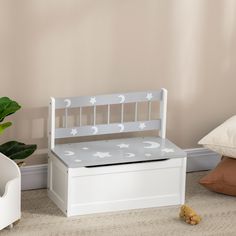 A toy storage bench is impressively space-saving furniture because it can hold a large scattering of items while doubling as a place to sit. The 27.3-liter capacity has the depth to accommodate many toys or articles of clothing in a compact space. With a weight capacity of 110 lbs., it will continue supporting your kids as they grow. There are so many ways to have fun with Qaba.","- Provides 2-in-1 seating and a large storage capacity - 27.3-liter compartment that can fit a wide range of items - Bench Seat With Storage, Kids Storage Bench, Bench Cabinet, Toy Box Storage, Wooden Toy Chest, Seat With Storage, Toy Storage Bench, Wooden Toy Boxes, Storage Bench Seating