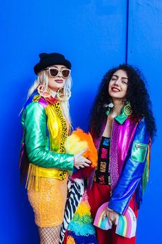 - LULUTRIXABELLE - a Lifestyle, Travel & Fashion Blog Neon Fashion Aesthetic, Spongebob Musical, Colourful Clothing, Smart Casual Work Outfit Women, Fashion On A Budget, Fairy Kei Fashion, Festival Coats, Colorful Festival, 80s Party Outfits