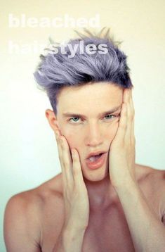 You won’t believe how stunning these 15 bleach hair ideas are! From bold hair color underneath to edgy skunk hair and playful peekaboo hair, these looks are the ultimate hair inspiration short and long styles. Get inspired by dyed hair with vibrant hair streaks and hair color streaks that elevate your style. Perfect for those seeking alternative hair ideas to transform their look! Silver Hair Men, Two Color Hair, Dyed Hair Men, Mens Hair Colour, Men Hair Color, Silver Blonde, Lavender Hair, Super Hair, Corte De Cabelo Masculino