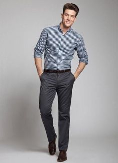 Grey Pants Men, Semi Formal Attire, Semi Formal Outfits, Elegante Casual, Interview Outfit, Formal Outfit